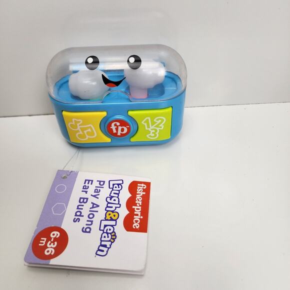 Fisher-Price Baby & Toddler Toy Laugh & Learn Play Along Ear Buds Music Lights - Picture 1 of 7